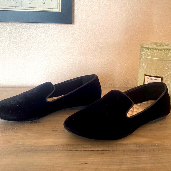 Birdies Black Velvet Flats - Picture 3 of 5